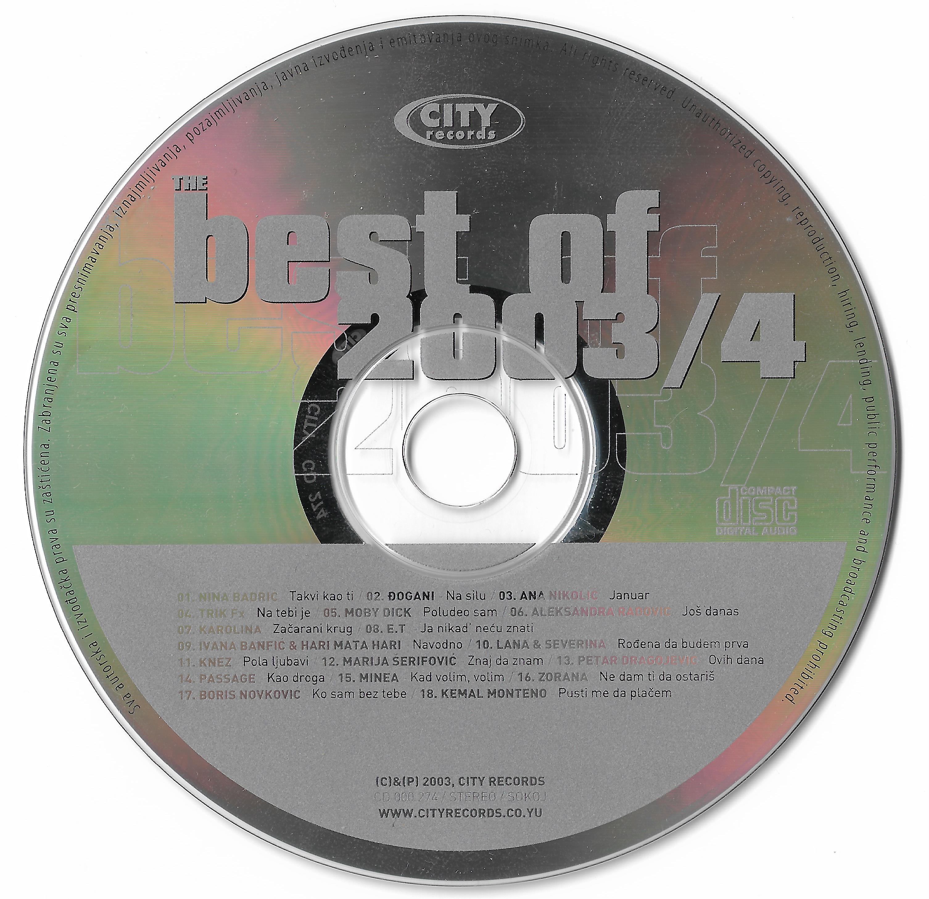 The Best Of 20034 5