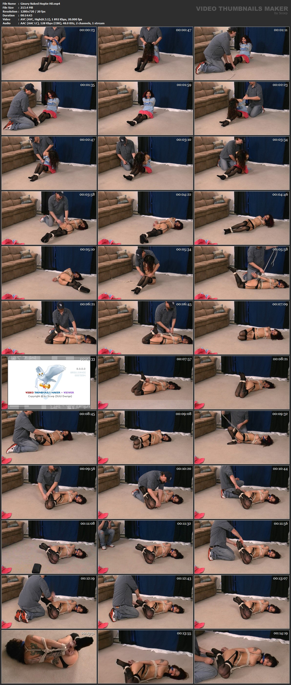 Ginary Naked Hogtie HD mp 4