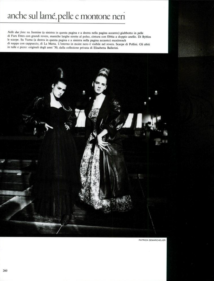 Demarchelier Vogue Italia November 1985 05