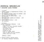 Zorica Brunclik - Diskografija 36601537_Kaseta_Zadnja