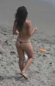 Topless girl goes full-nudist at textile beach  Almeria (Spain)-06w4xswvm5.jpg